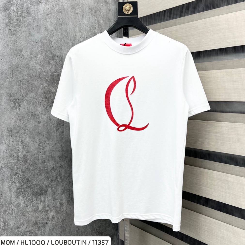 Áo Thun Louboutin Cao Cấp Áo Phông Nam Nữ LC In 2 Mặt Chất Cotton Thoáng Mát