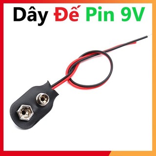 Dây đế pin 9v dùng cho cấp nguồn thiết bị 9v, pin 9v chất lượng cao