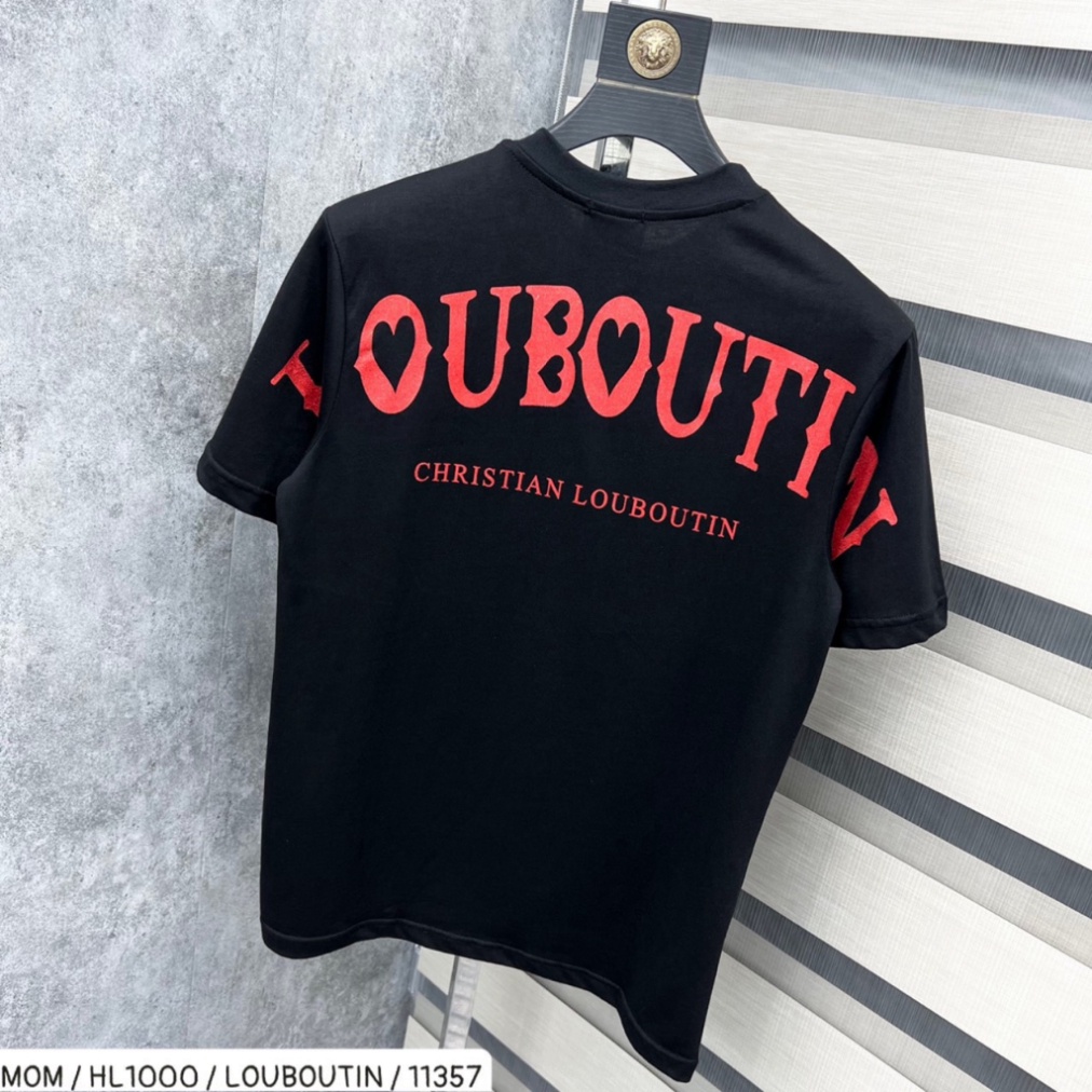 Áo Thun Louboutin Cao Cấp Áo Phông Nam Nữ LC In 2 Mặt Chất Cotton Thoáng Mát