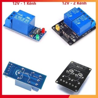 Module relay 5vdc 12vdc 1 kênh 2 kênh - mạch relay 5v 12v 1 kênh 2 kênh, rơ le 5v 12v , relay