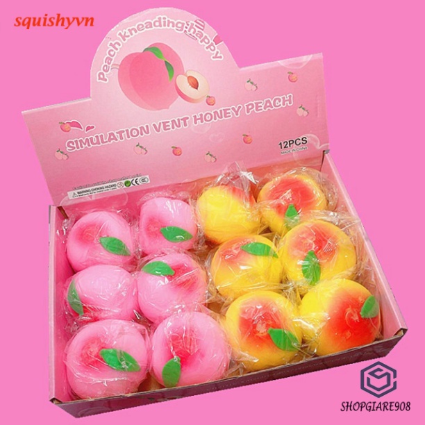 SquiShy QUẢ ĐÀO hồng