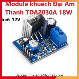 Mạch module khuếch đại âm thanh tda2030a - tda 2030