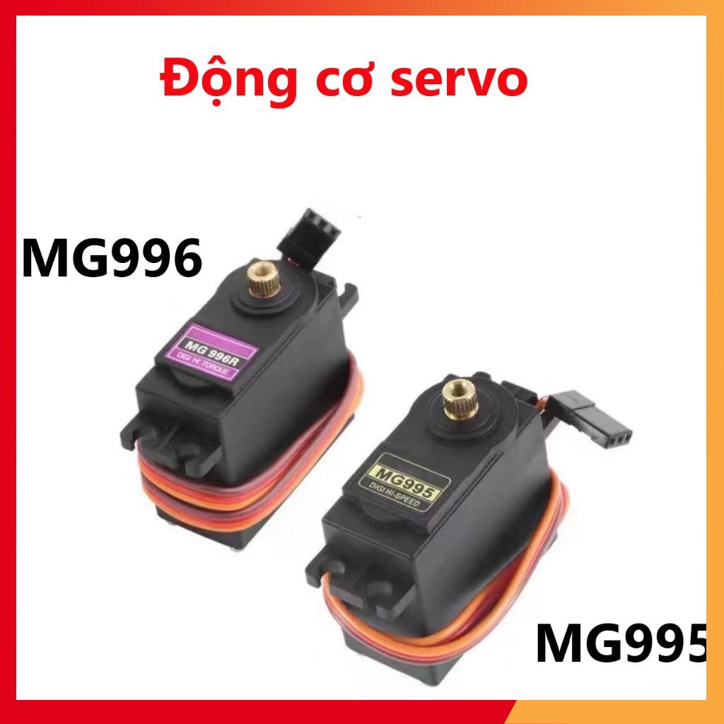 Động cơ servo MG995 MG996 180 độ - 50%, Full Bánh răng kim loại đồng siêu khỏe 13Kg/cm, điện áp hoạt