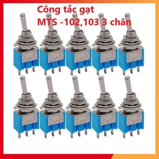 Công tắc gạt MTS 102, 103, 202, 203, 3 chân, 6 chân, 2 trạng thái, 3 trạng thái 3A/250V 6A/125V
