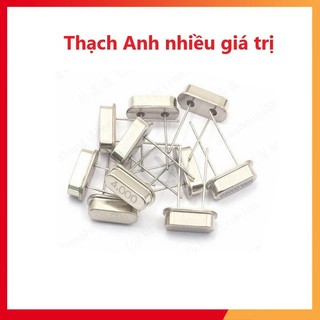 Thạch anh 4mhz, 8mhz, 12mhz, 11,0592mhz, 16mhz, 20mhz 2 chân cắm, 3 chân cắm - tạo giao động