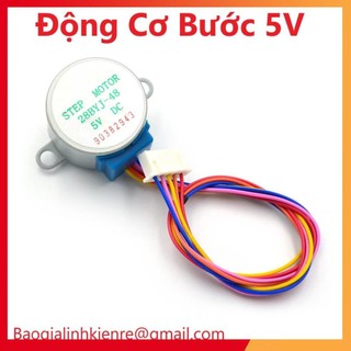 Động cơ bước 5v/12v step motor 28byj-48 5vdc/12vdc