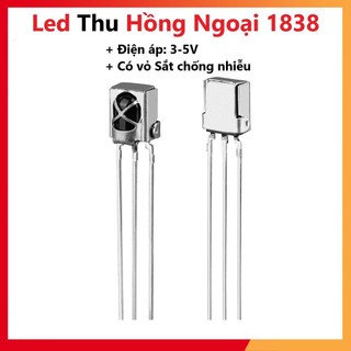 Led thu hồng ngoại 1838 có vỏ sắt chống nhiễu - mắt thu hồng ngoại 1838t