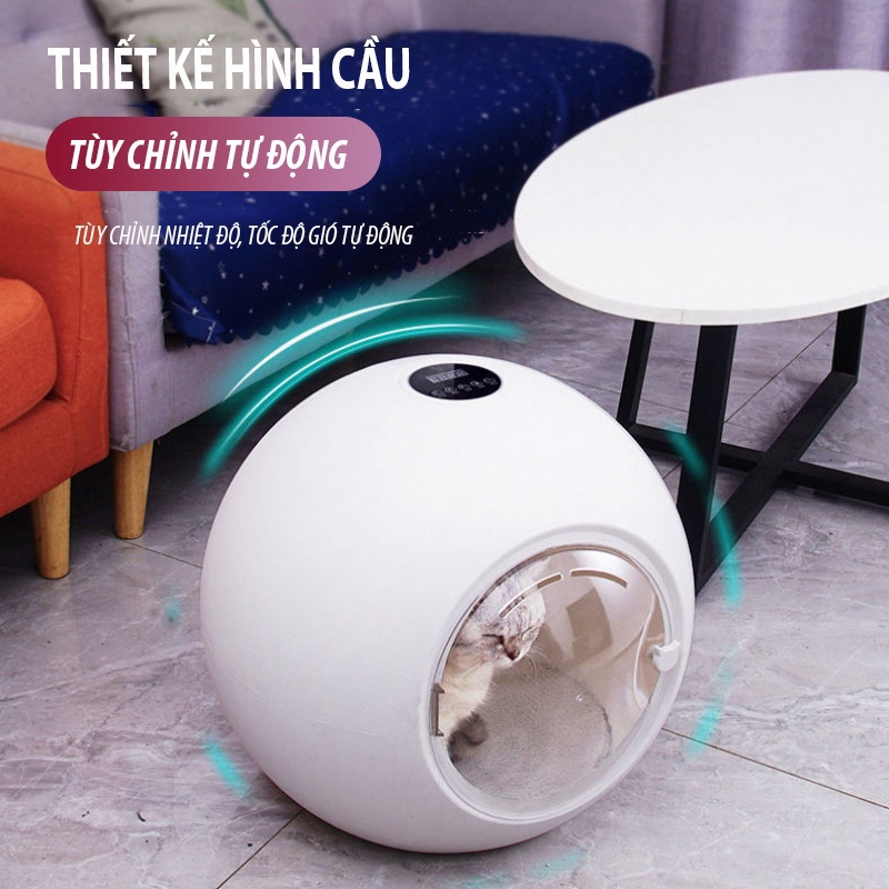 Lồng Sấy Chó Mèo, Thú Cưng Yoose Sấy Diệt Khuẩn An Toàn Cho Thú Cưng - Hà