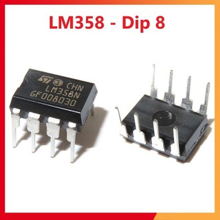 Lm358 dip 8 - ic khuếch đại thuật toán