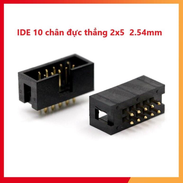 IDE 10 chân đực thẳng 2x5  2.54mm