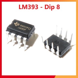 Lm393 dip 8 ic so sánh điện áp 393