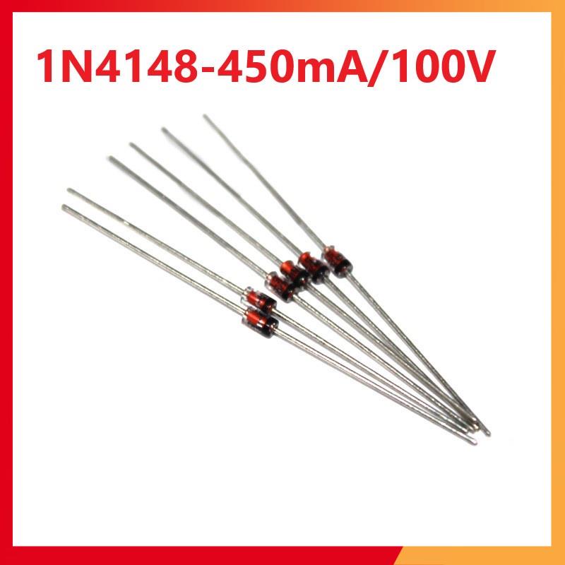 COMBO 10 Con - Diode Xung 1N4148 450mA 100V Chân Cắm DO-35 DIP - Diode Zenner 4148