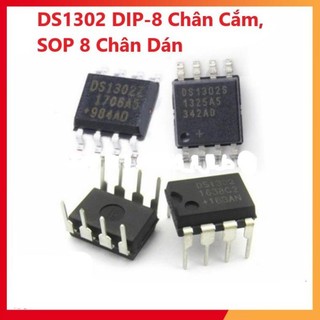 Ic đồng hồ thời gian thực ds1302, ds1307, dip-8 chân cắm ds1302, ds1307 sop-8 chân dán smd- đếm thời gian
