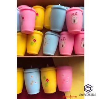 Squishy cốc trà sữa phát sáng