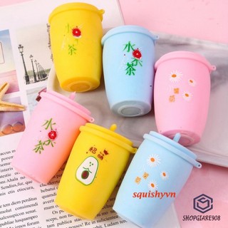 [CÓ VIDEO] ( hàng sẵn ) SquiShy CỐC TRÀ SỮA phát sáng