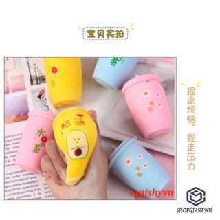 [CÓ VIDEO] ( hàng sẵn ) SquiShy CỐC TRÀ SỮA phát sáng