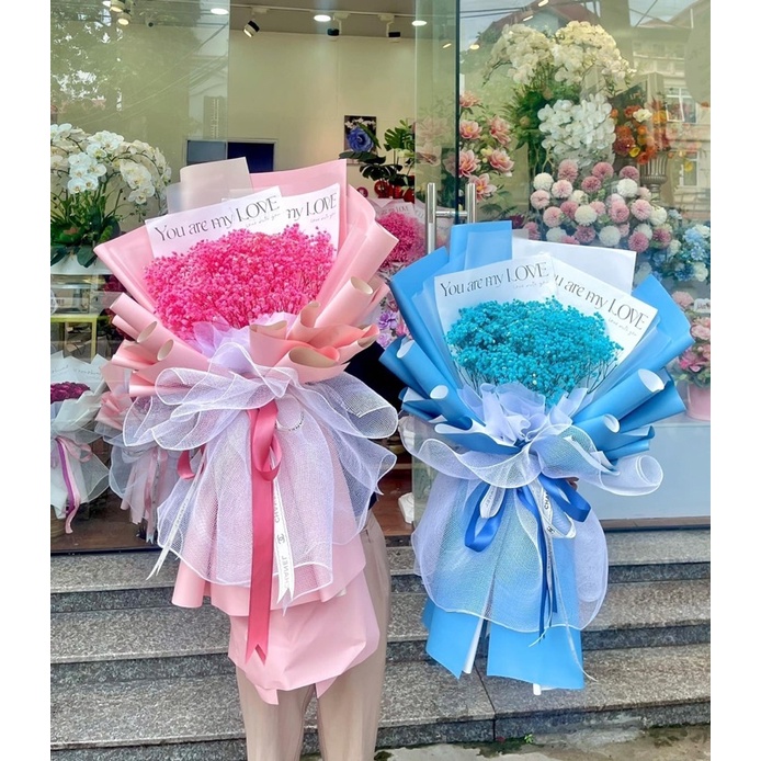 Giấy lót gói hoa in chữ