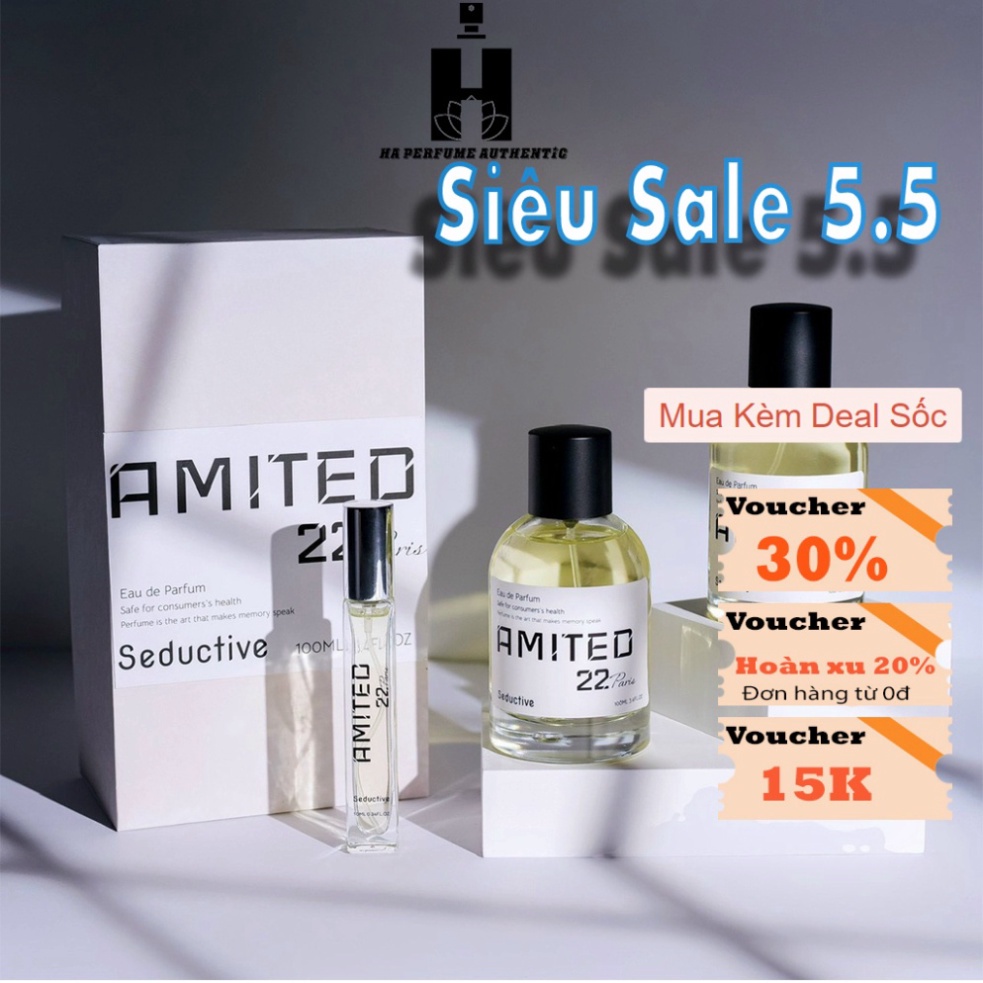 Nước Hoa Đồ Hiệu Cao Cấp Thời Thượng Amited 22 Hàng Hiệu Cao Cấp 10Ml 100Ml