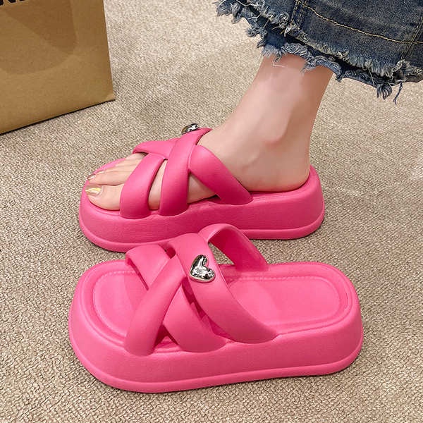 Dép Sandal Đế Dày Chống Trượt Thời Trang Dành Cho Nữ