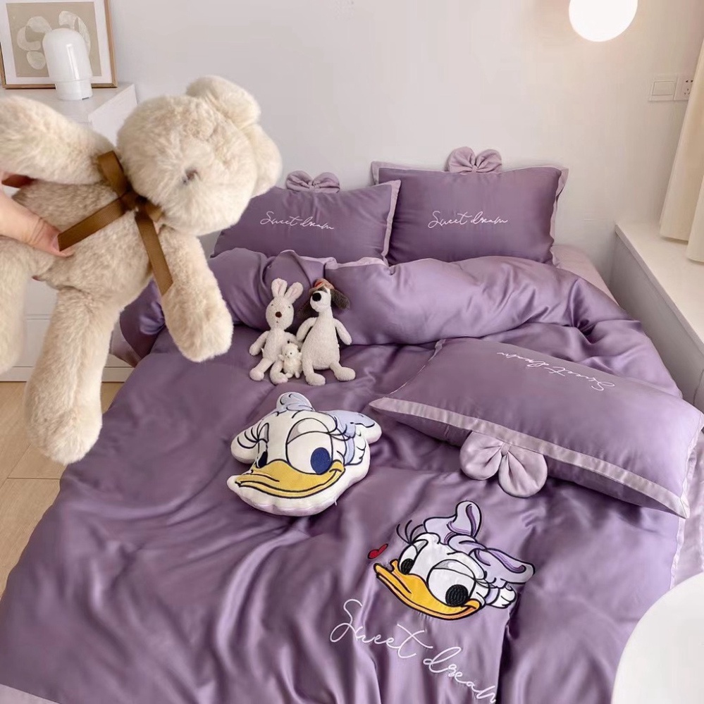 Bộ Chăn Ga Gối 5 Món Tencel Disney  Cập Nhập 15 Mẫu Disney Store