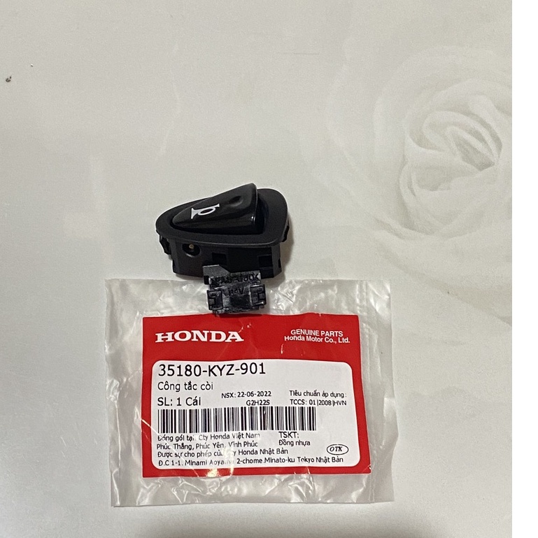 Công tắc còi WAVE RSX110, Air Blade 110, RS110, SH 125/ 150 và một số dòng xe khác chính hãng Honda