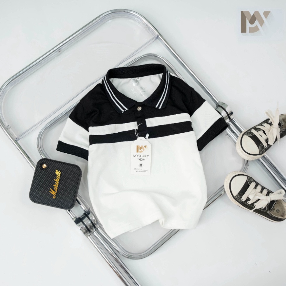 Áo thun Polo cho bé phối màu mã P03 siêu đẹp cho bé, chuẩn form dáng, chất liệu Cotton co giãn 4 chiều SIÊU HOT SIÊU HOT