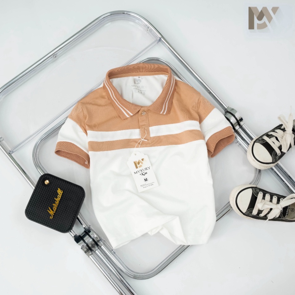Áo thun Polo cho bé phối màu mã P03 siêu đẹp cho bé, chuẩn form dáng, chất liệu Cotton co giãn 4 chiều SIÊU HOT SIÊU HOT