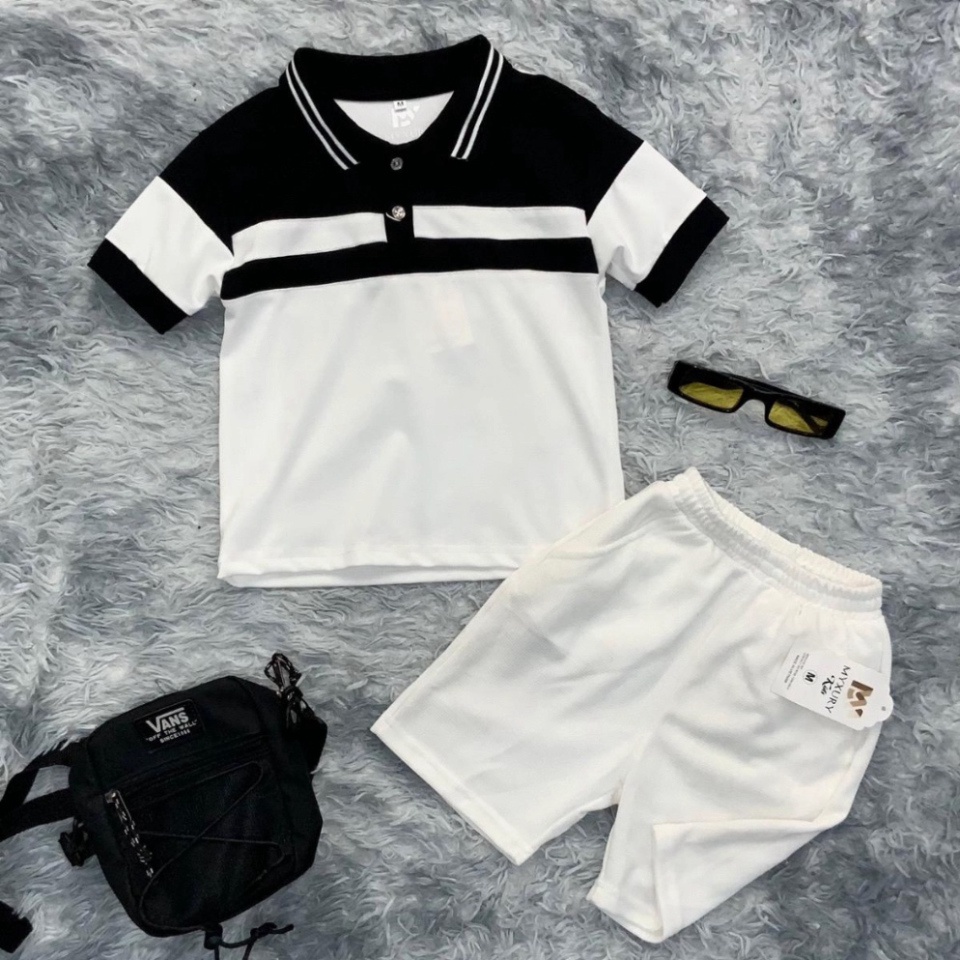 Bộ quần áo cho bé trai phối màu siêu đẹp, chuẩn form cho các bé size từ 10-35kg SIÊU HOT SIÊU HOT