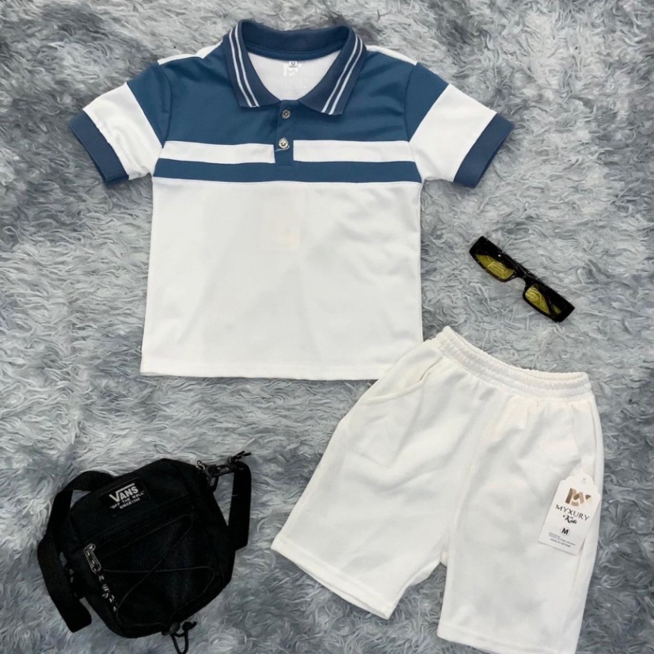 Bộ quần áo cho bé trai phối màu siêu đẹp, chuẩn form cho các bé size từ 10-35kg SIÊU HOT SIÊU HOT