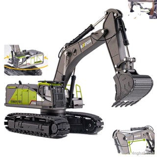 Kỹ thuật máy xúc hợp kim mô hình mô phỏng xe trộn cẩu đồ chơi trẻ em bé trai