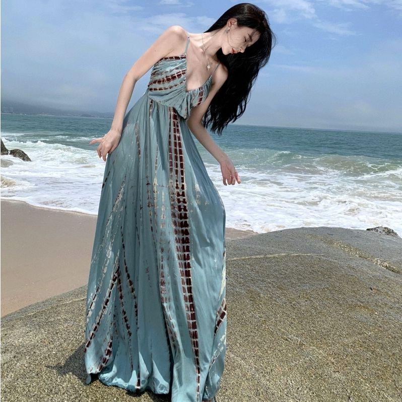 Mới Đầm Đi Biển Phong Cách bohemian Thái Lan