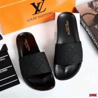 Dép lê, dép nam quai ngang cao cấp, dép đẹp LV thời trang đẹp tại Shop