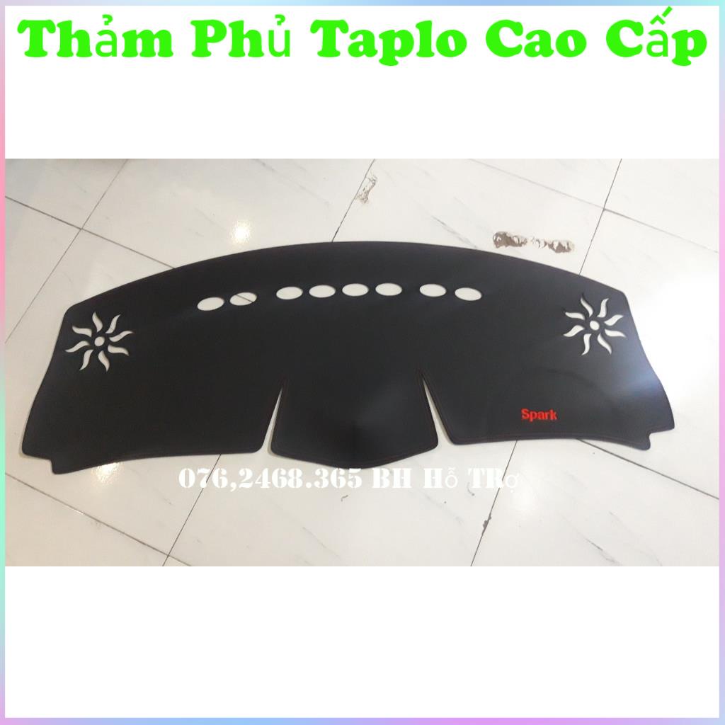 Thảm Taplo Chevrolet Spark,Thảm Lót Taplo Xe Hơi Cao Cấp Hàng 3 Lớp Có Chống Trượt,Da Đẹp Bảo Hành 12 Tháng