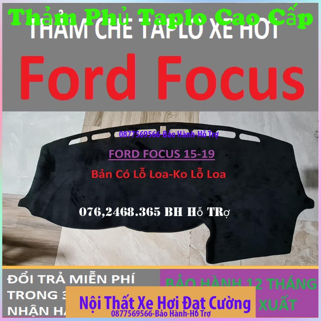 Thảm Taplo Ford Focus,Thảm Lót Taplo Xe Hơi Cao Cấp Hàng 3 Lớp Có Chống Trượt,Da Đẹp Bảo Hành 12 Tháng