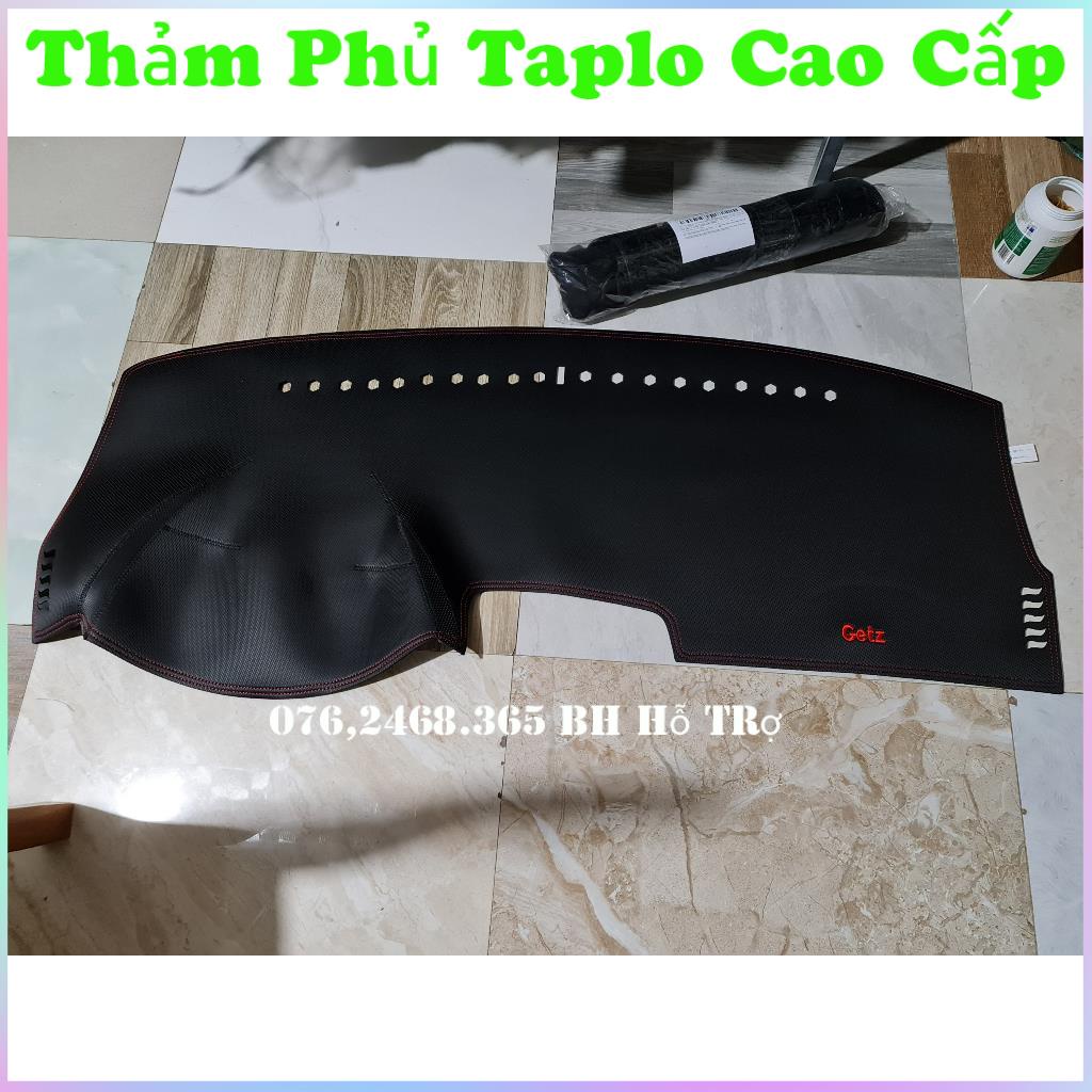Thảm Taplo Huyndai Getz,Thảm Lót Taplo Xe Hơi Cao Cấp Hàng 3 Lớp Có Chống Trượt,Da Đẹp Bảo Hành 12 Tháng