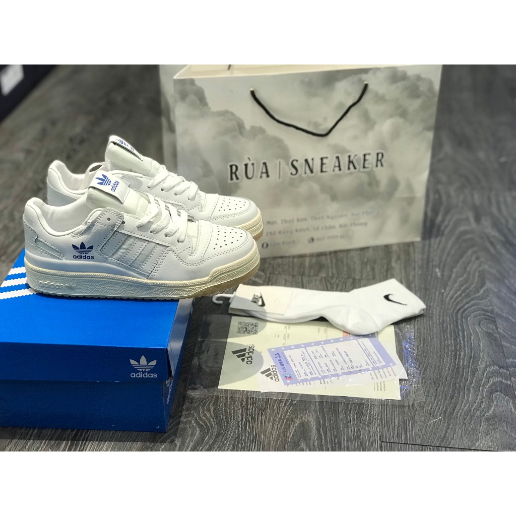 Siêu Phẩm Giày Thể Thao Sneaker Das Forum Trắng Xanh 84 Low ADV Shoes Cloud White Blue Bird Cao Cấp Ảnh Thật