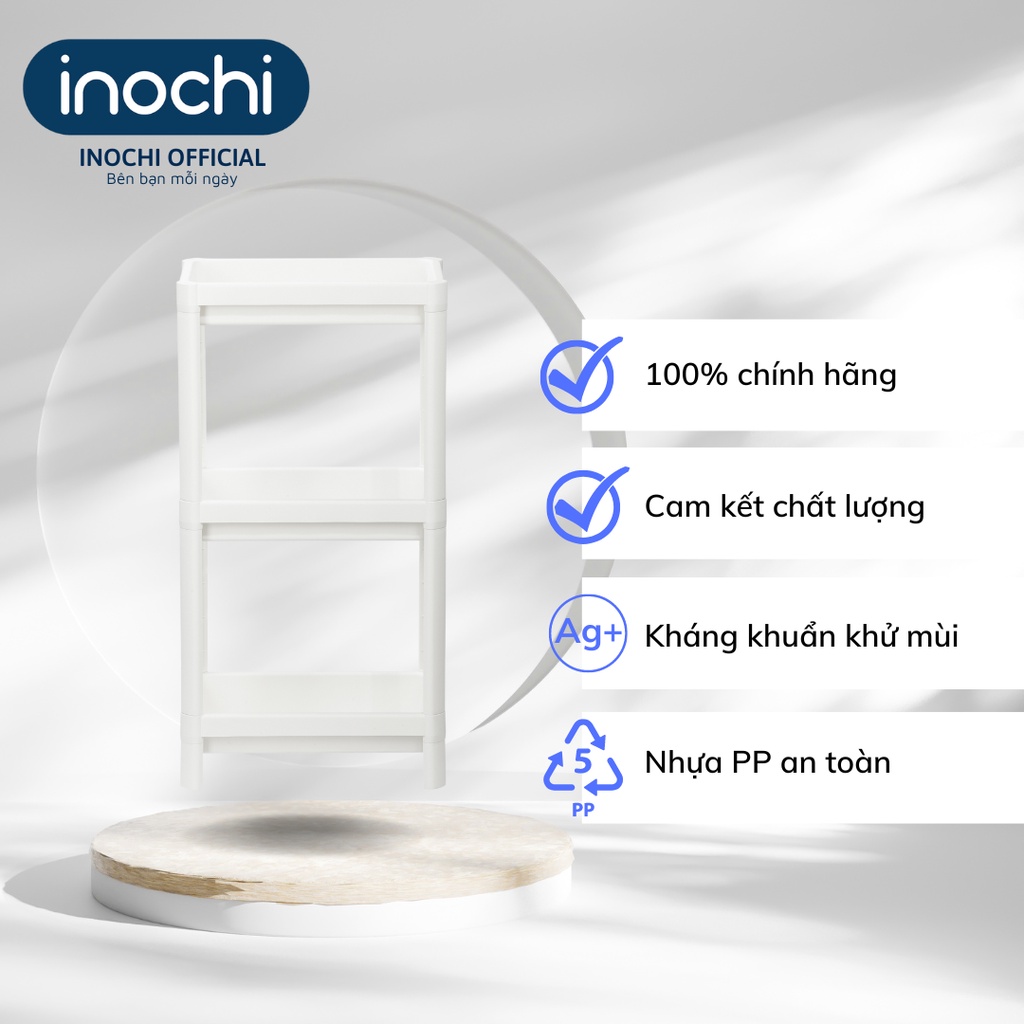Kệ Đa Năng 3 Tầng Inochi đựng đồ, đựng mỹ phẩm thông minh, tiện lợi