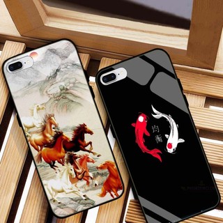 Ốp lưng iphone 7/ 8/ 7 Plus/ 8 Plus/ SE2 MẶT SAU BẰNG KÍNH in hình mã đáo thành công 1235