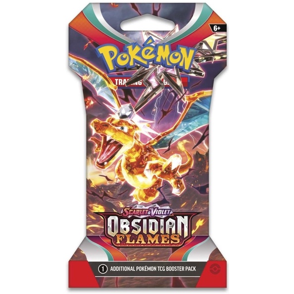Gói Bài Pokemon Scarlet & Violet Obsidian Flames SLEEVED Booster Pack
