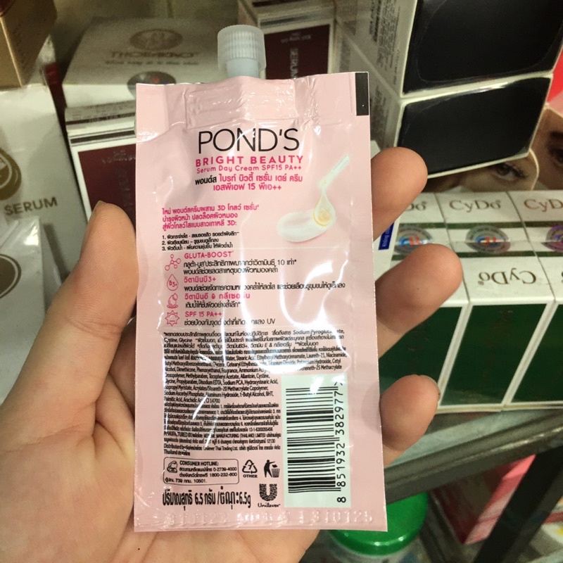 1 gói kem Pond’s Thái trắng da chống nắng SPF 15