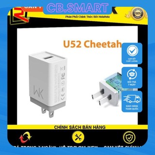Cóc sạc remax wk wp-u52 cheetah hỗ trợ sạc nhanh qc 3.0