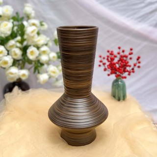 HÀNG CÓ SĂN ( LOẠI 1) Lọ cắm hoa gốm sứ Bát Tràng dáng đuốc cao 36 cm phong cách Bắc Âu decor trang trí phòng khách đẹp