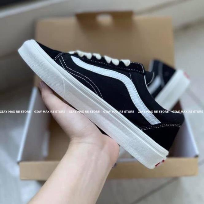 Giày Sneaker 𝐕𝐀𝐍𝐒 Slipon Caro Vault , 𝐕𝐀𝐍𝐒 Vault Old Skool Đen Cực Hot Nam Nữ