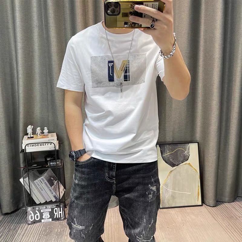 Hàng Có Sẵn!Áo Thun Cotton Tay Lửng Dáng Ôm Thời Trang Mùa Hè 2022 Mới Mẻ