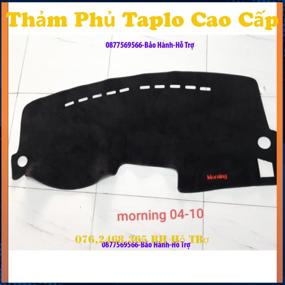 Thảm Taplo Kia Morning,Thảm Lót Taplo Xe Hơi Cao Cấp Hàng 3 Lớp Có Chống Trượt,Da Đẹp Bảo Hành 12 Tháng