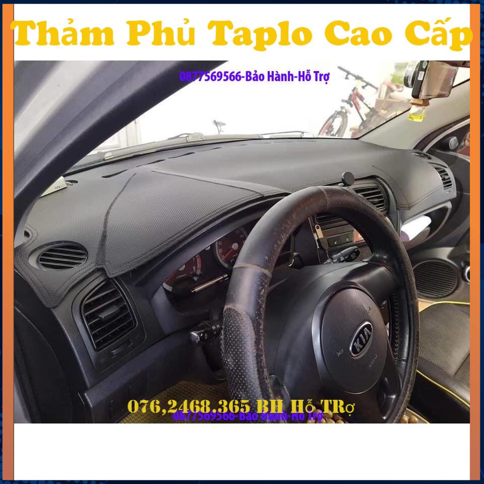 Thảm Taplo Kia Morning,Thảm Lót Taplo Xe Hơi Cao Cấp Hàng 3 Lớp Có Chống Trượt,Da Đẹp Bảo Hành 12 Tháng