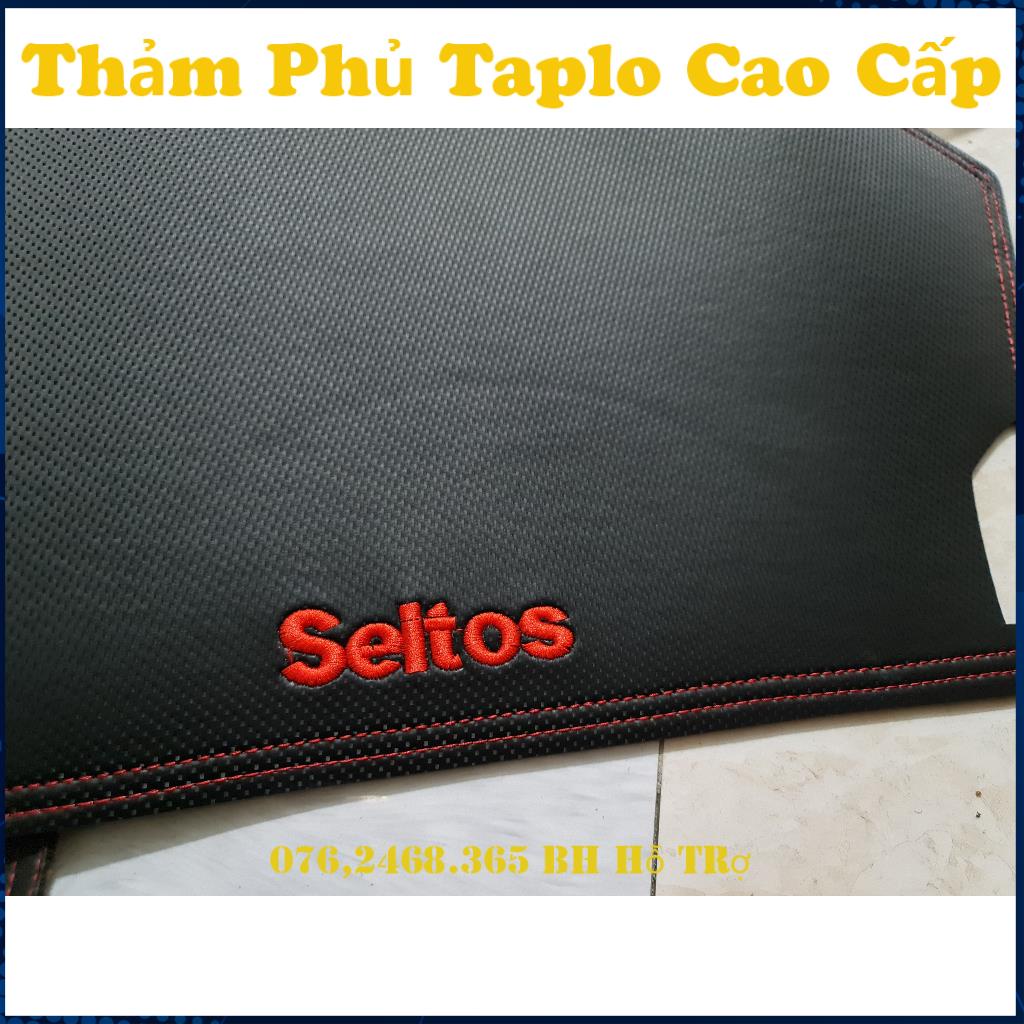 Thảm Taplo Kia Seltos,Thảm Lót Taplo Xe Hơi Cao Cấp Hàng 3 Lớp Có Chống Trượt,Da Đẹp Bảo Hành 12 Tháng