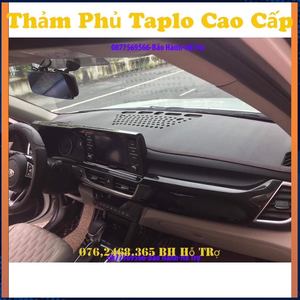 Thảm Taplo Kia Seltos,Thảm Lót Taplo Xe Hơi Cao Cấp Hàng 3 Lớp Có Chống Trượt,Da Đẹp Bảo Hành 12 Tháng