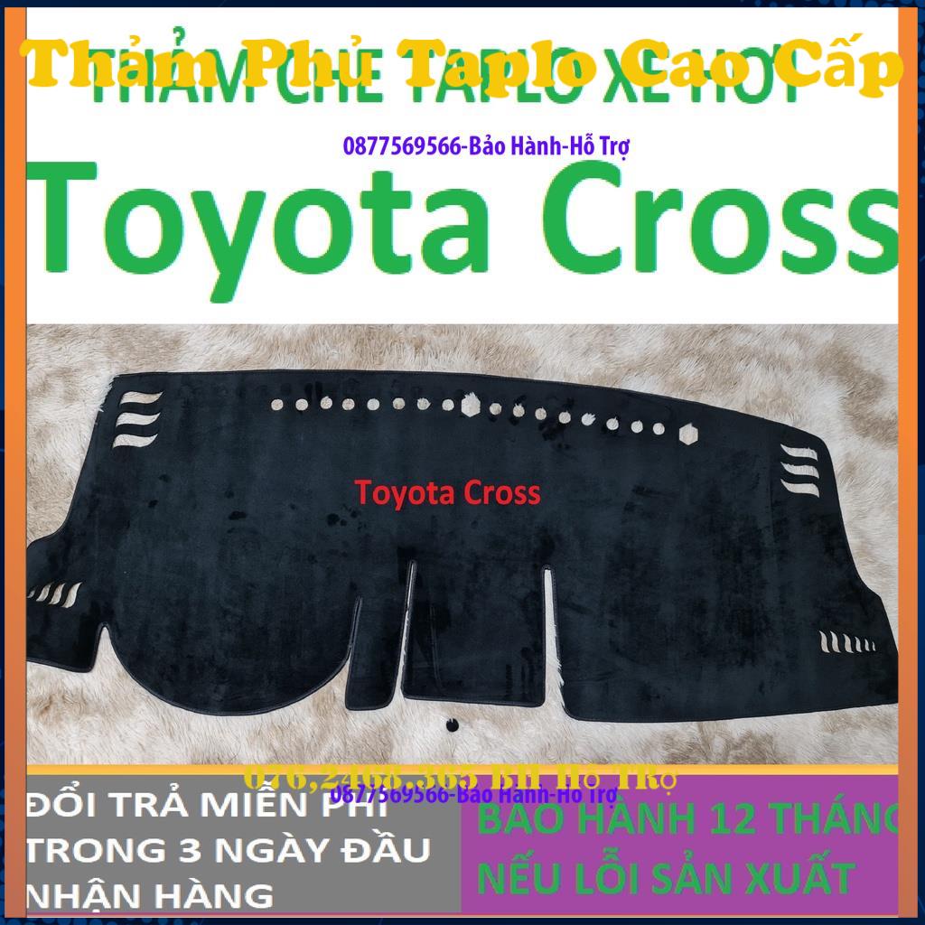 Thảm Taplo Toyota Corola Cross,Thảm Lót Taplo Xe Hơi Cao Cấp Hàng 3 Lớp Có Chống Trượt,Da Đẹp Bảo Hành 12 Tháng