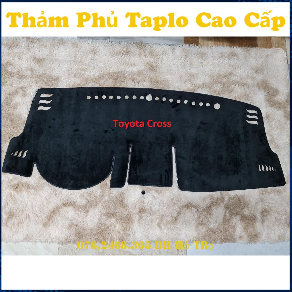 Thảm Taplo Toyota Corola Cross,Thảm Lót Taplo Xe Hơi Cao Cấp Hàng 3 Lớp Có Chống Trượt,Da Đẹp Bảo Hành 12 Tháng